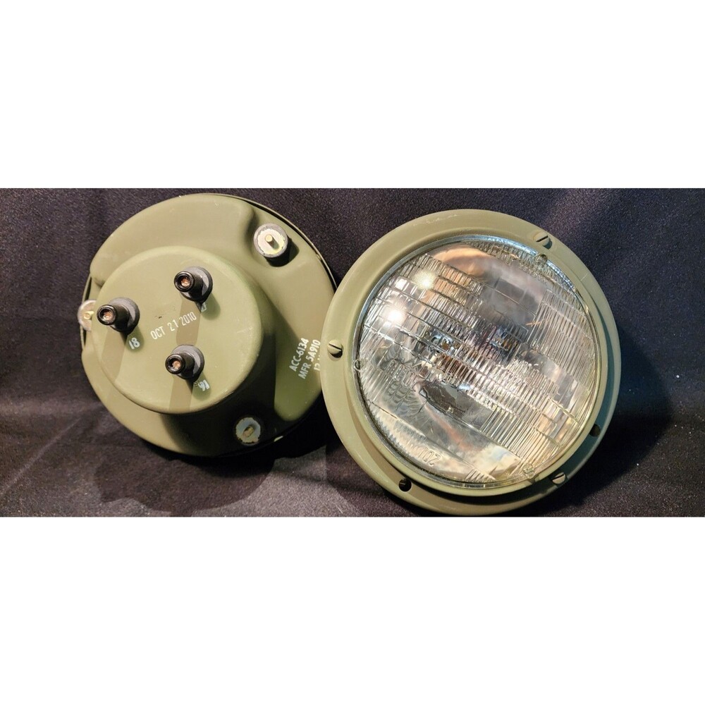 (2x) M1070 HET FMTV LMTV M1078 12V Headlight ACC-6134 , 6220-01-363-8877